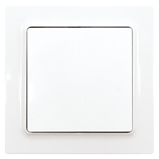 Eltako Funk toebehoren Funktaster Reinweiß glänzend 55x55mm batterie- und leitungslos E-des