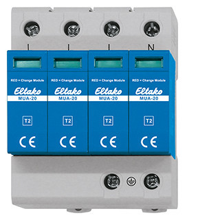 Eltako MUA serie Modulaire Din-rail overspanningsbeveiliging T2 T3