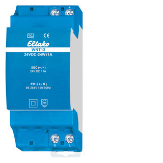 Eltako Voeding 12-serie Gestabiliseerde Din-rail schakelende voeding 24V DC-24W/1a