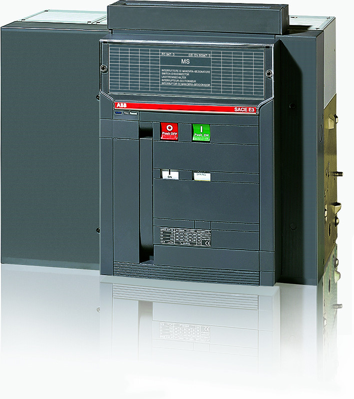 Emax E3h/E MS 2500 4-polig vast met achteraansluiting lastschakelaar Z