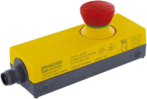 Murrelektronik miscellaneous Emergency Stop with 2 positive opening contacts in A 42MM enclosure