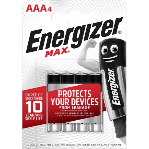 Energizer Niet-oplaadbare batterij (blister 4 stuks) alkali-mangaan/zink 1.5V