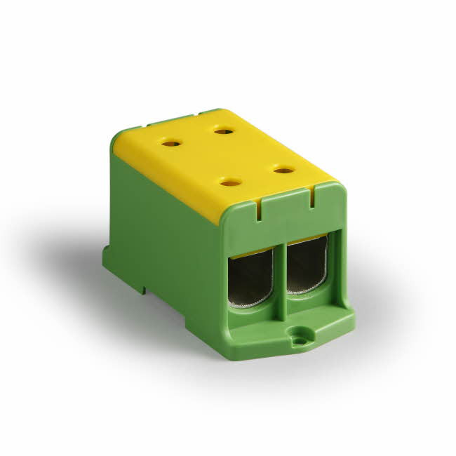 Ensto AFTAKKLEM Clampo Pro dubbele aansluitklem al/cu 35-240 MM² - groen/geel