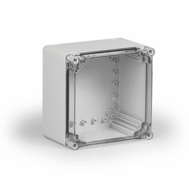 Ensto KLEMMENKAST Cubo O PC rondom blind 200x200x132 MM transparant deksel
