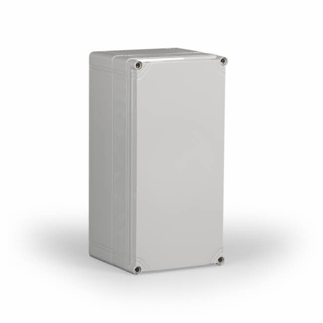 Ensto KLEMMENKAST Cubo O PC rondom blind 200x400x132 MM grijs deksel Ensto KLEMMENKAST Cubo O PC rondom blind 200x400x132 MM grijs deksel