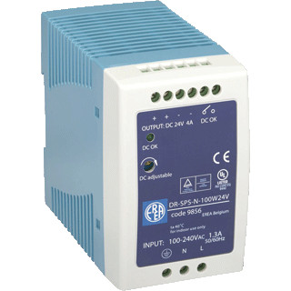 Erea Geschakelde voeding voor din-rail "N" din rail 100W24V
