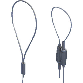 Nvent Caddy speed link SLK met kabellus 2 MM kabel 2 M lengte