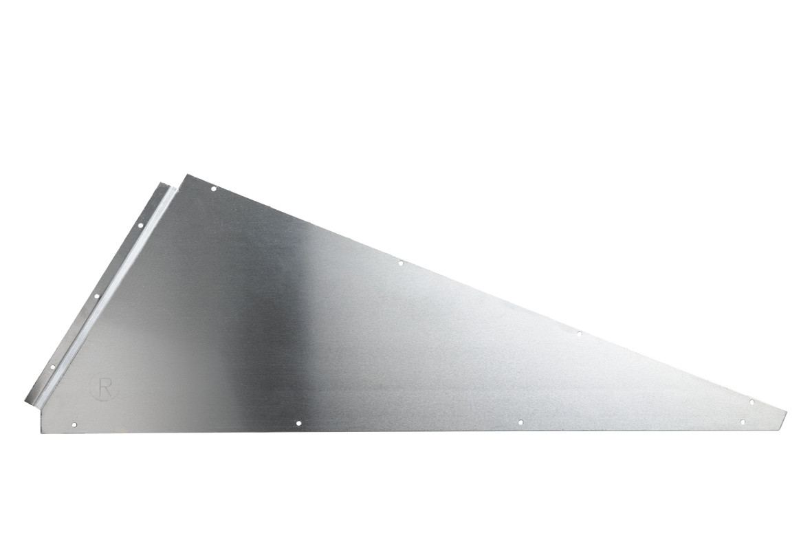 ESDEC FlatFix Flatfix 20° afsluitplaat rechts