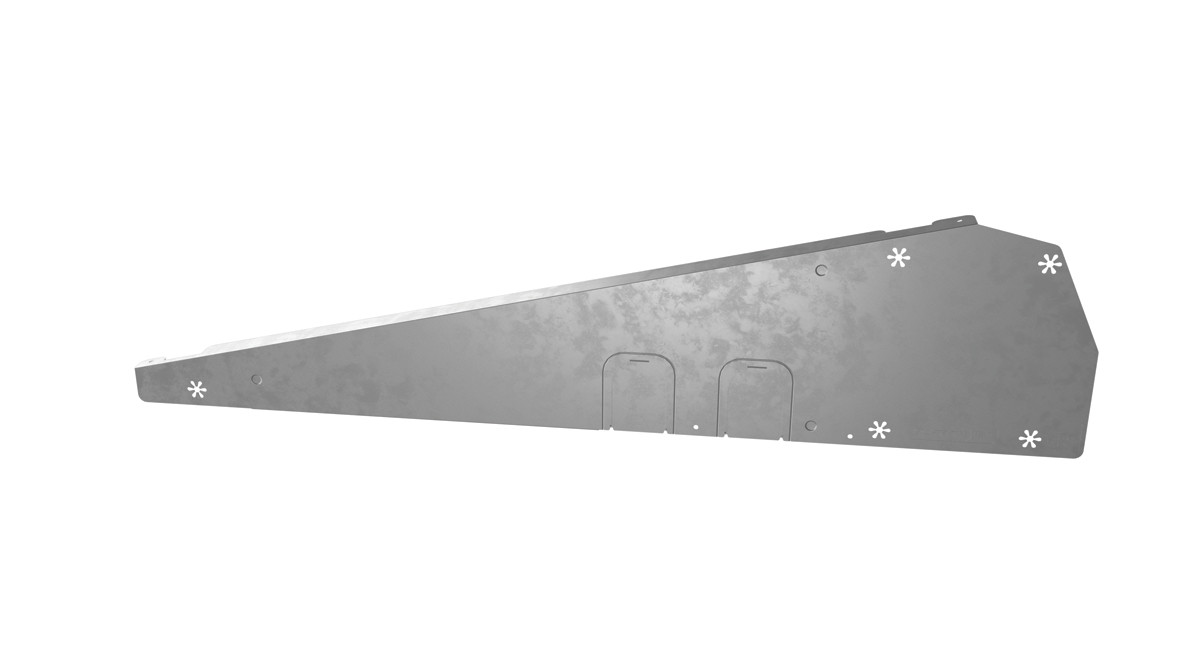 ESDEC FlatFix Flatfix Fusion wind deflector rechts (basisprofiel 1030MM – 1077MM)