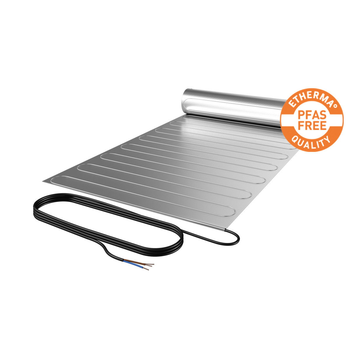 ETHERMA ET-122-LM Verwarmingsmat Onder laminaat, pfas-vrij, 5.0M², 50x1000cm, 600W, 230