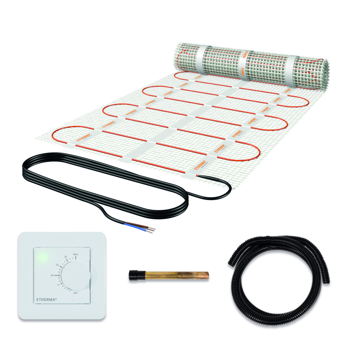ETHERMA ET-eFLOOR-DS-BASIC Vloerverwarmingsset Incl. ebasic Á 2M² 320W
