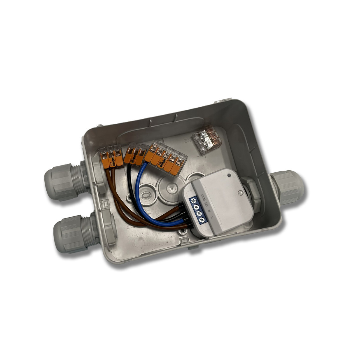 ETHERMA ET-ETB-RF Aansluitdoos Incl. voorbedraad 16a relais (max. 3200W)