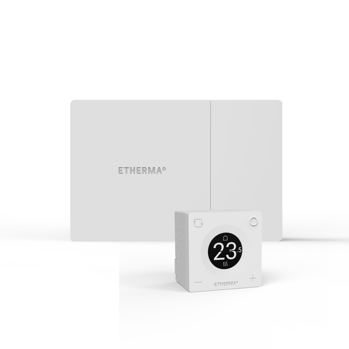 ETHERMA ET-SMART Set Bestaande uit draadloze ontvanger en draadloze thermostaat, wifi, ETHERMA ET-SMART Set Bestaande uit draadloze ontvanger en draadloze thermostaat, wifi,