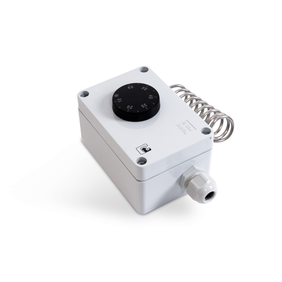 ETHERMA THERMOSTAT Capillairthermostaat 0-40°C 230/400V 16/10a ip55 uitw. knop
