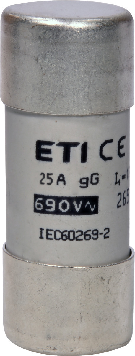 ETI Cylindrische zekering CH22 Cylindrische Zekering CH22 am 25a 690V 22x58