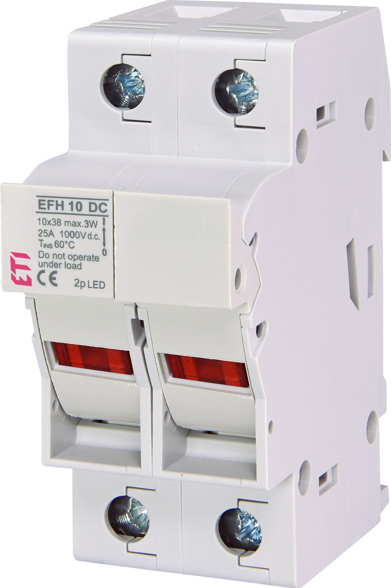 ETI Smeltpatroonschakelaar EFH10 Smeltpatr SCHK. efh 10 DC 2P led 2540213