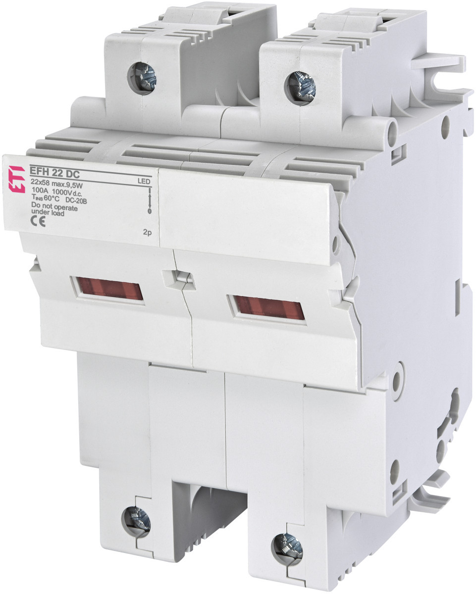ETI Smeltpatroonschakelaar EFH22 Smeltpatr SCHK. efh 22 DC led 2P 2570213