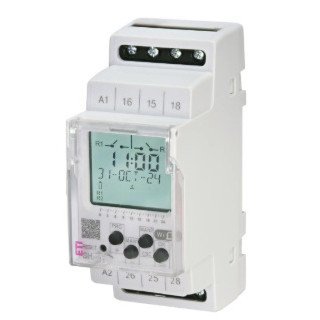 ETI Tijdrelais Schakelklok Wifi 2xwis NTP - 24-230V ac-DC
