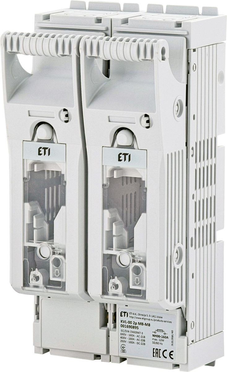 ETI Veilighedenlastscheider KVL-00 2P M8-M8