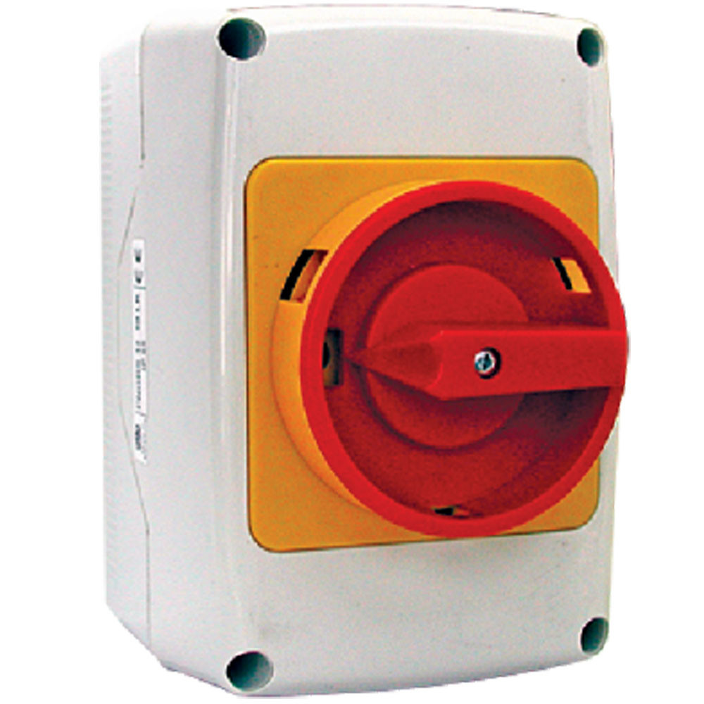 ETI Werkschakelaars Werkschak. 40a 2P RD. hangslotv.