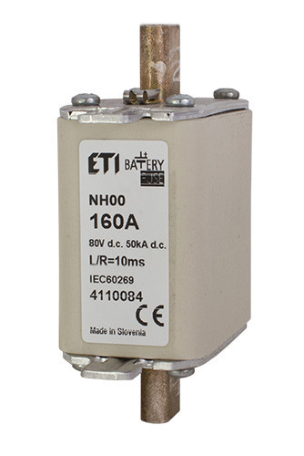 ETI Zekering NH00 gBat Zekering NH00 gbat 80a/80V DC 4110081