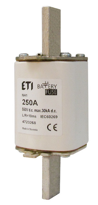 ETI Zekering NH1 gBat NH1 Gbat 125a/550V DC