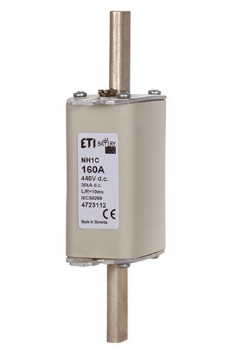 ETI Zekering NH1 gBat Zekering NH1 gbat 40a/440V DC 4723106