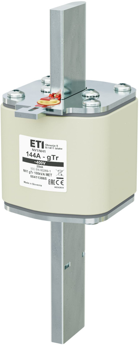 ETI Zekering NH1 gTr Zekering NH1 GTR 144a/400V 100kva met 4113865