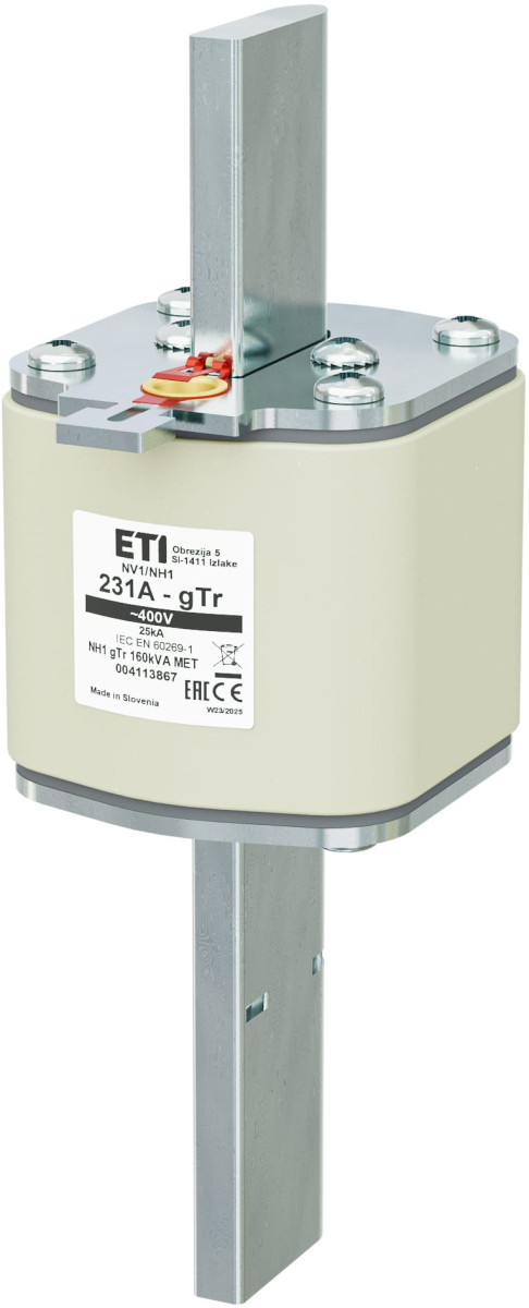 ETI Zekering NH1 gTr Zekering NH1 GTR 231a/400V 160kva met 4113867