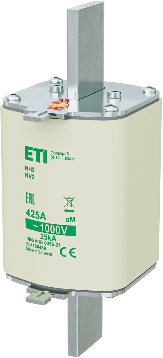 ETI Zekering NH3 aM Zekering NH3/85 am 425a/1000V 4186438