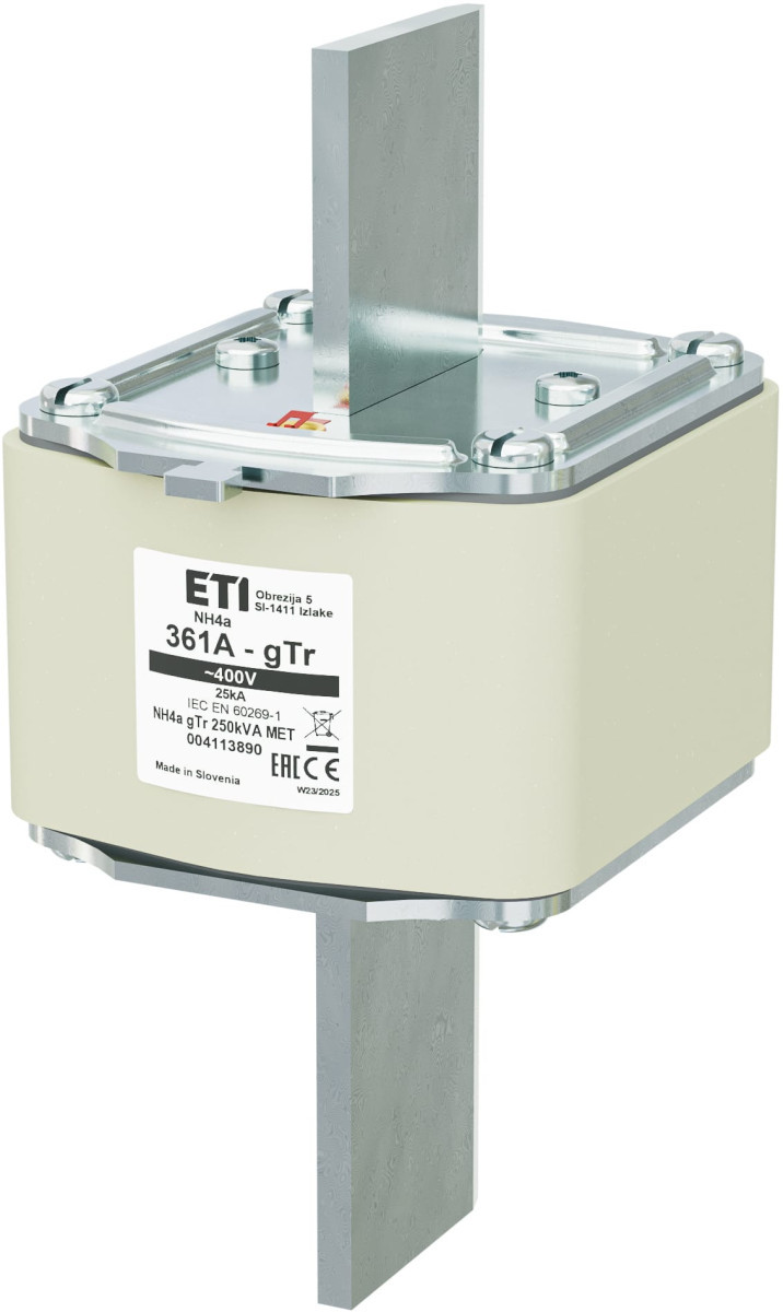 ETI Zekering NH4a gTr Zek. nh4a GTR 361a/400V 250kva met 4113890