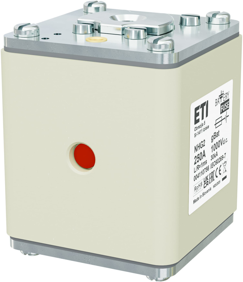 ETI Zekering NHG2 gBat Zekering NHG2 gbat 250a/1000V DC 4110756
