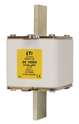 ETI Zekering NHS2 gPV Zekering NHS2 GPV 200a/1000V DC 4110292