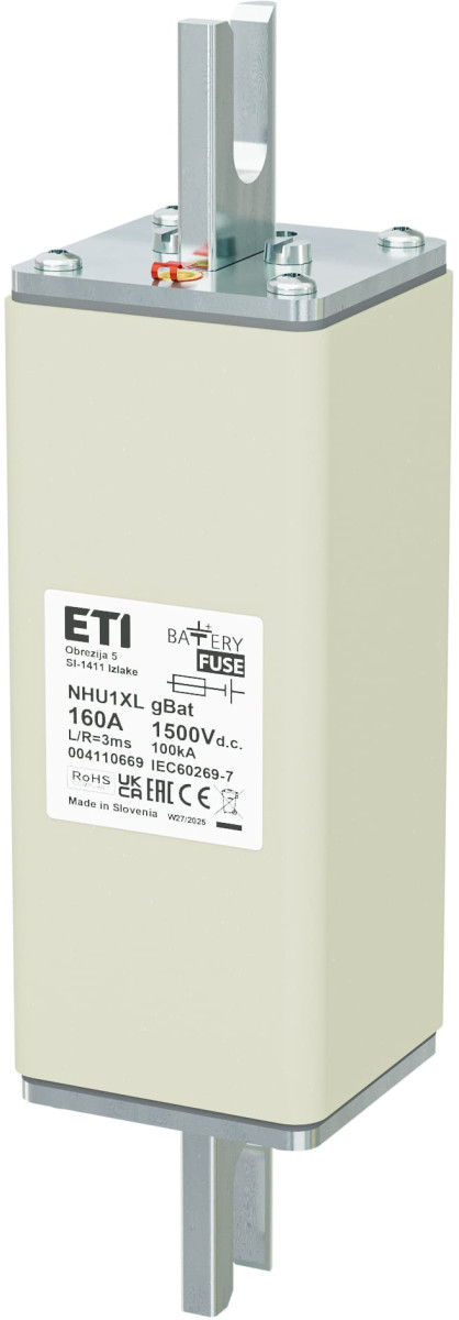 ETI Zekering NHU1XL gBat Zekering Nhu1xl gbat 160a/1500V DC 4110669