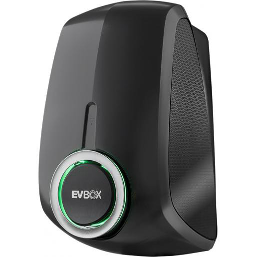 Ev-Box elvi 3-fase 32a 22KW socket wi-fi zwart Ev-Box elvi 3-fase 32a 22KW socket wi-fi zwart