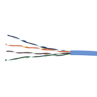 Excel Cat5e U/utp 4PR patch cable PVC 305M-blue