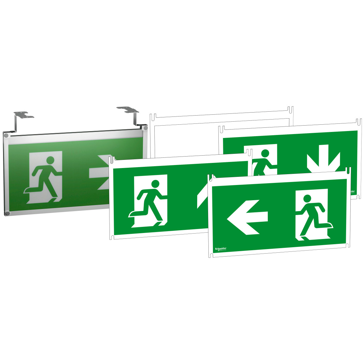 Exiway Smartled, uitgangssignalering, iso kit voor exiway smartled, re