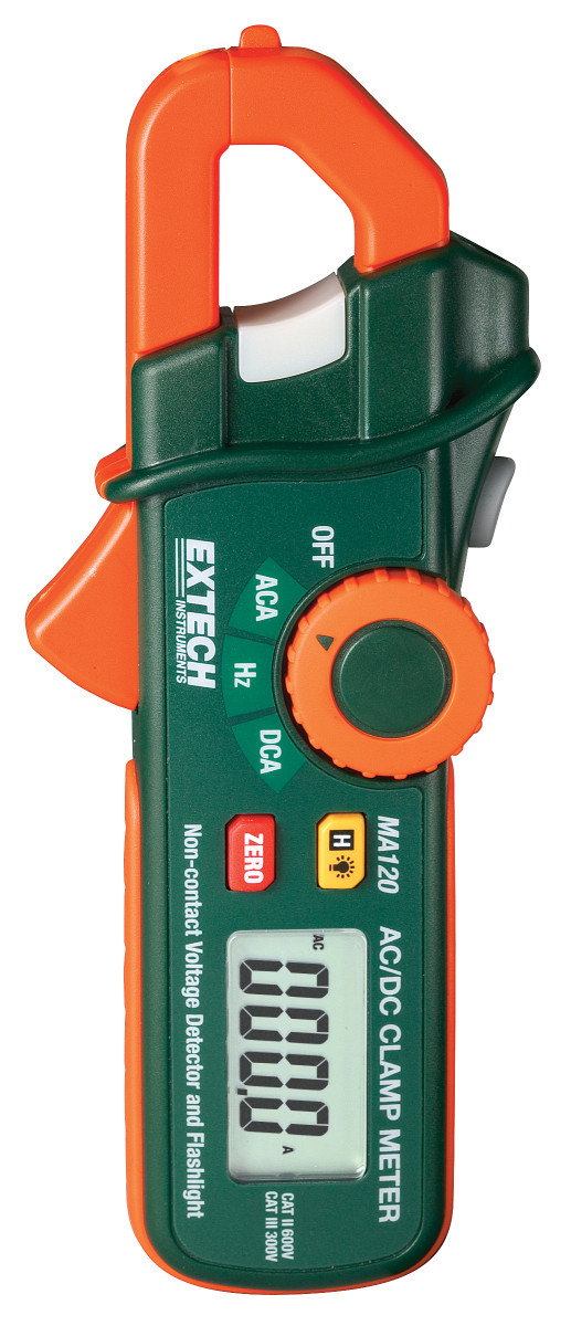 Extech AC/DC Stroomtang 200a ac/DC mini stroomtang met NCV detector en zaklamp