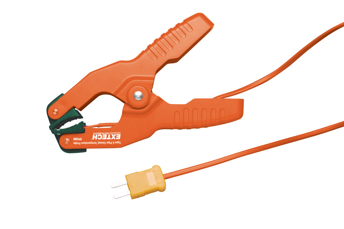 Extech Accessoires temperatuurmeter Type-K pijpklem temperatuur probe (-20 tot 93°C)