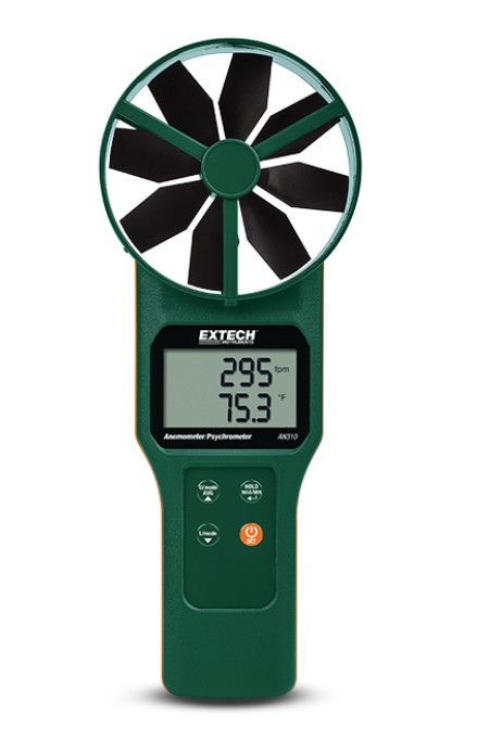 Extech Anemometer En psychrometers met grote schoep