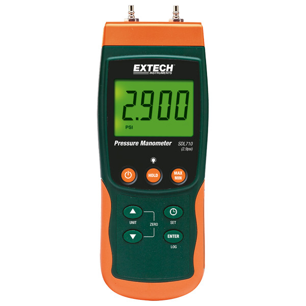 Extech Datalogger Manometer Differentiaal druk/datalogger 2.9psi