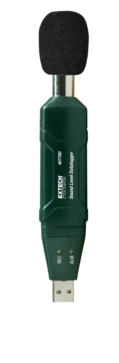 Extech Decibelmeter + accessoires Usb Geluidsniveau-datalogger