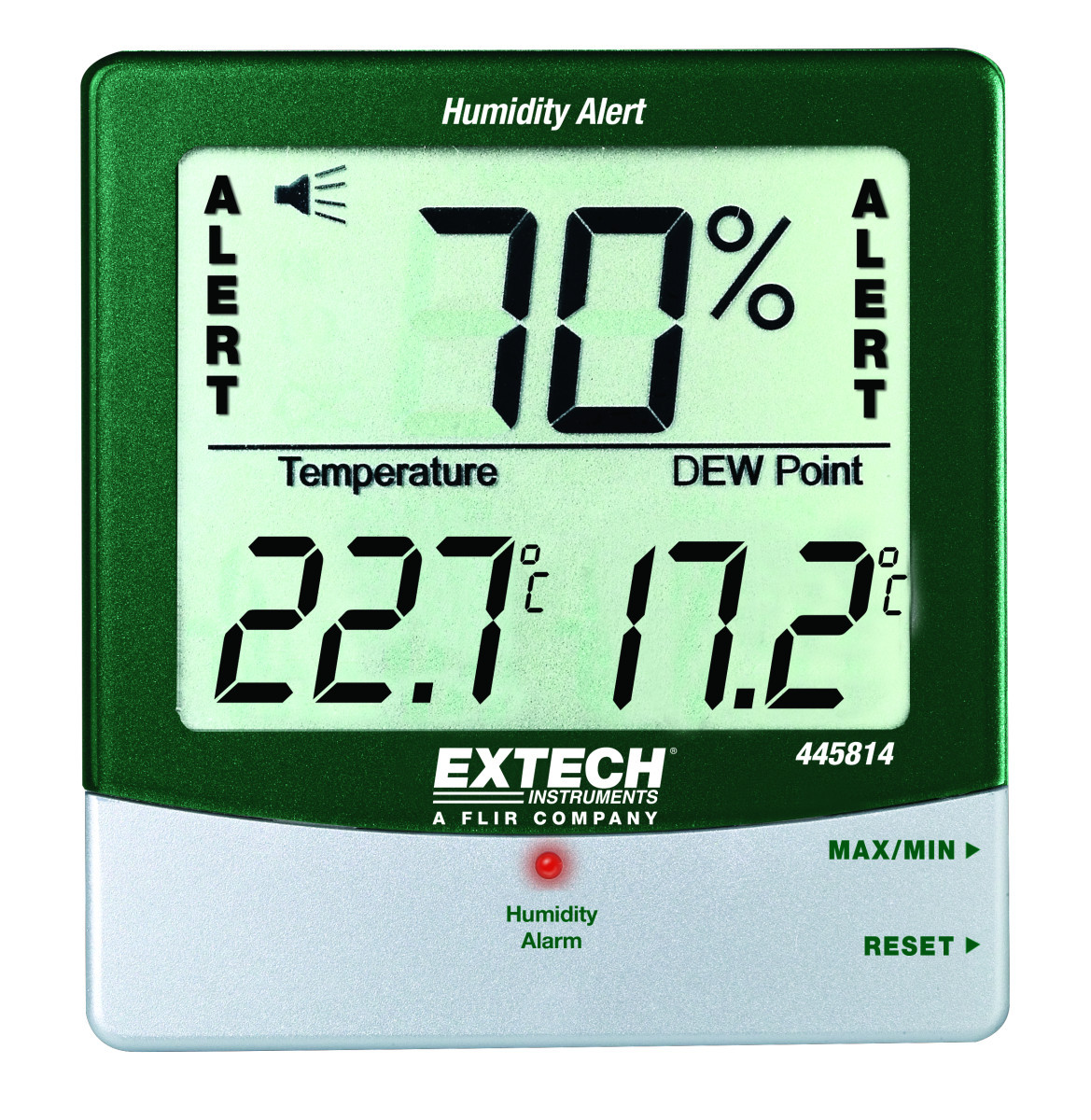 Extech HVAC & IAQ meter + accessoires Hygro-Thermometer vochtigheidswaarschuwing met dauwpunt