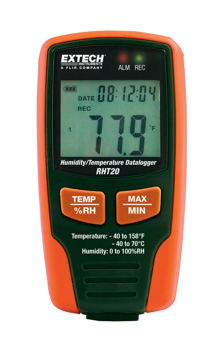 Extech HVAC & IAQ meter + accessoires Vochtigheid En temperatuur datalogger