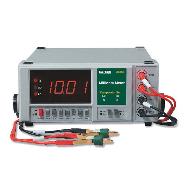 Extech Micro ohmmeter Hoge Resolutie precisie milliohm meter (220 vac)