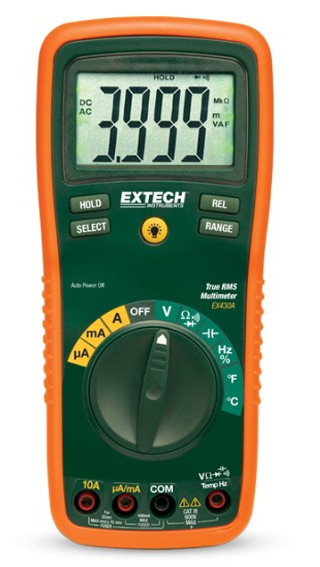 Extech Multimeters Autoranging TRMS multimeter met ir temperatuurmeter