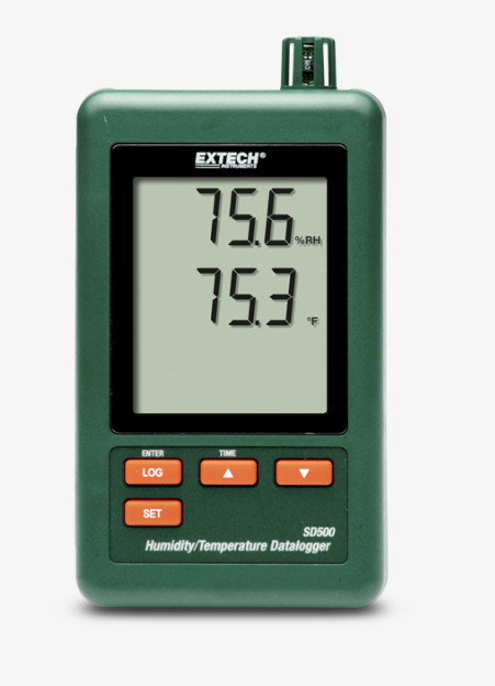 Extech omgevingsanalyse RH En temperatuurlogger