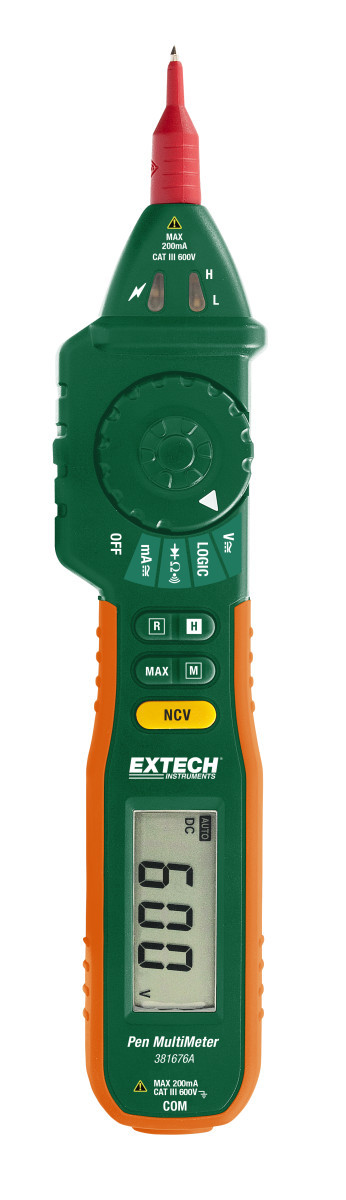 Extech Pocket multimeter Pen Multimeter met NCV (niet-contactspanning)