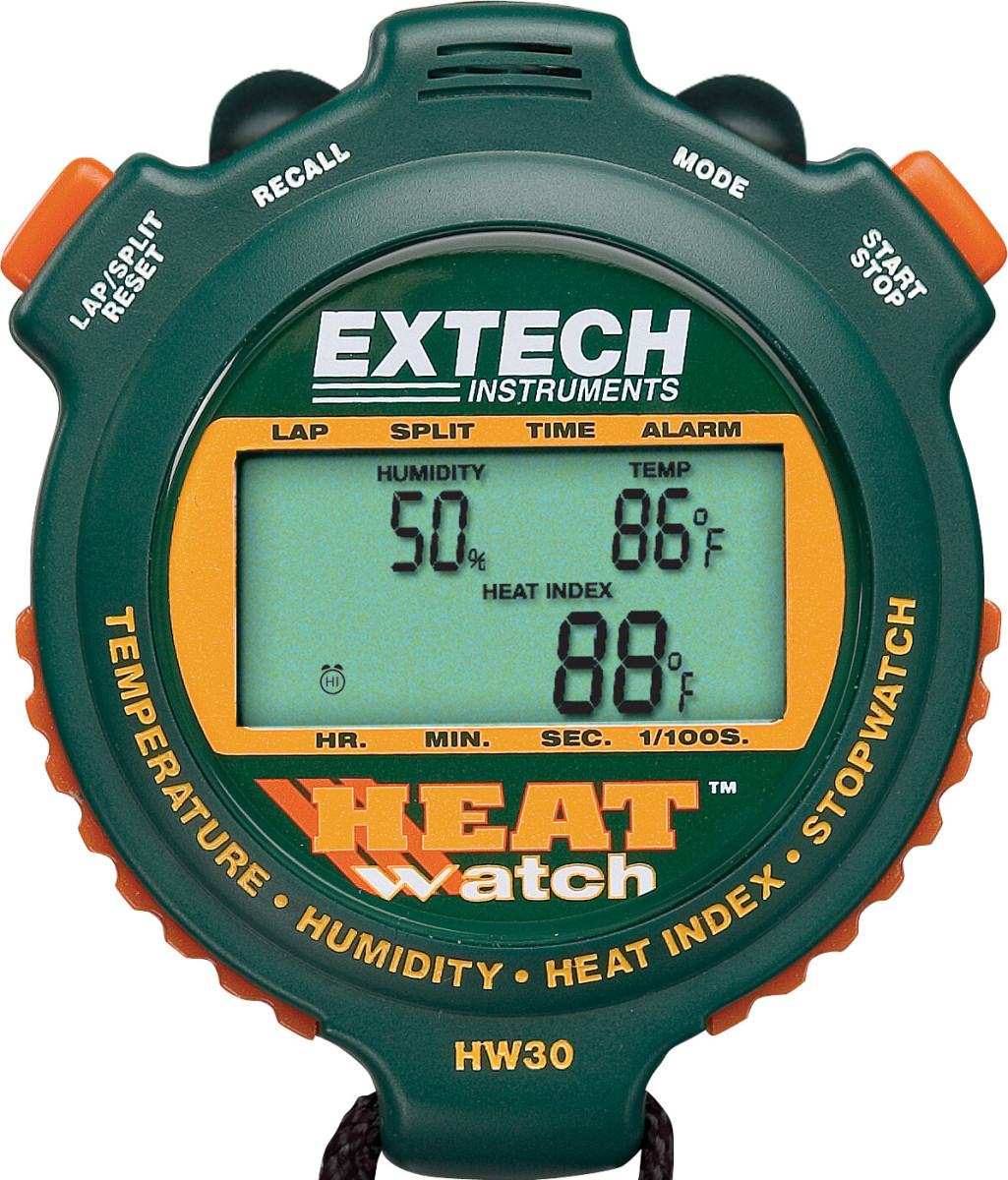 Extech Stopwatch Met hitte index