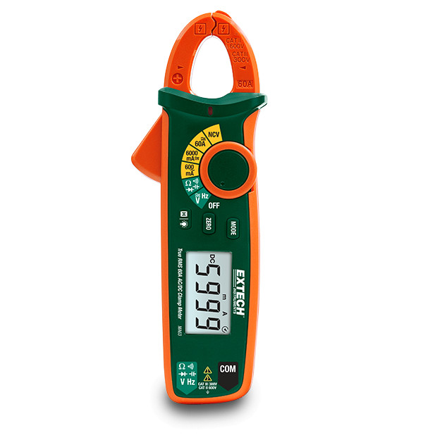 Extech Stroomtang TRMS 60a ac/DC met NCV